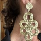 Pendientes Gaudi dorados